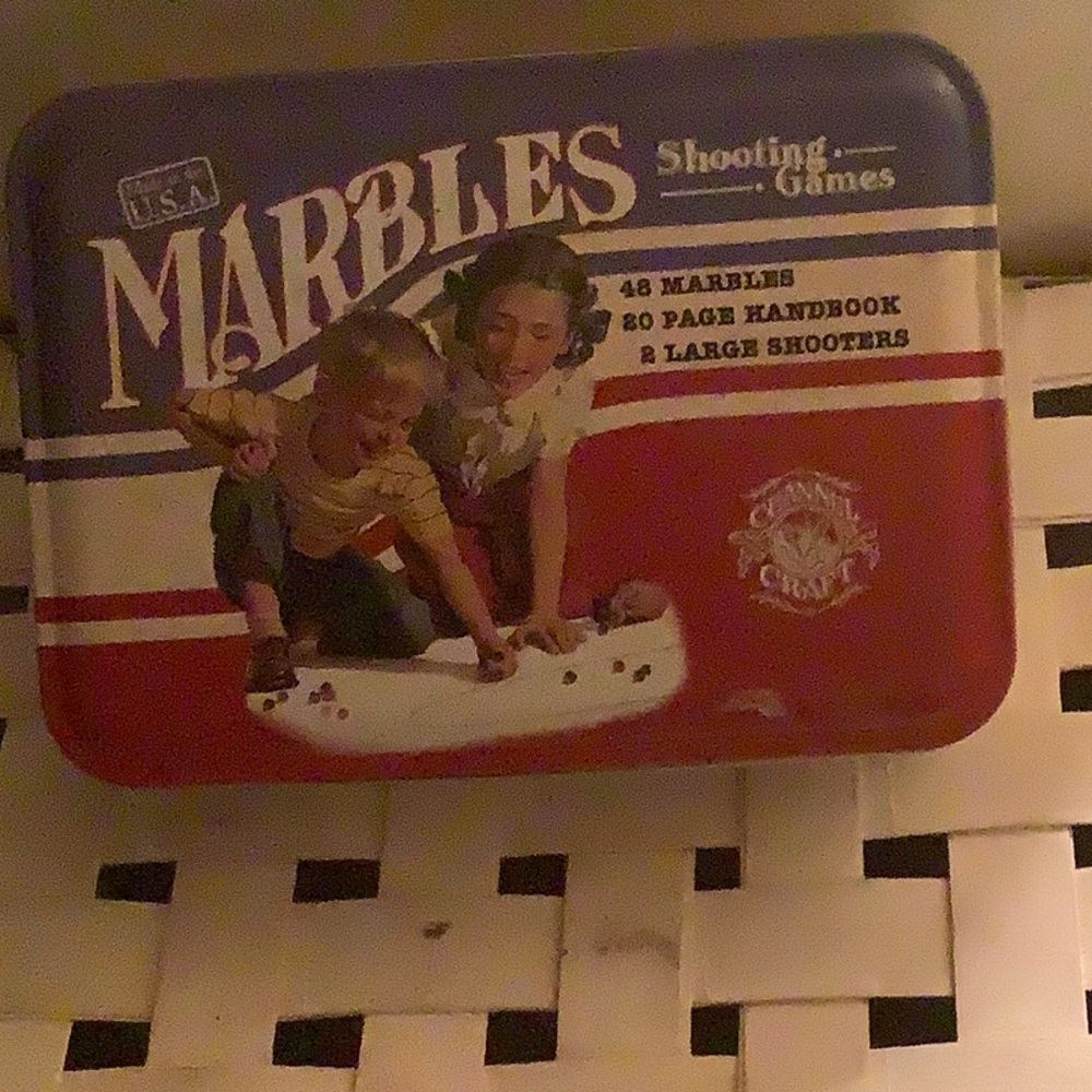 NEW Marbles Shooting Games In A Classic Tin -2000 CHANNEL CRAFT - Made In USA